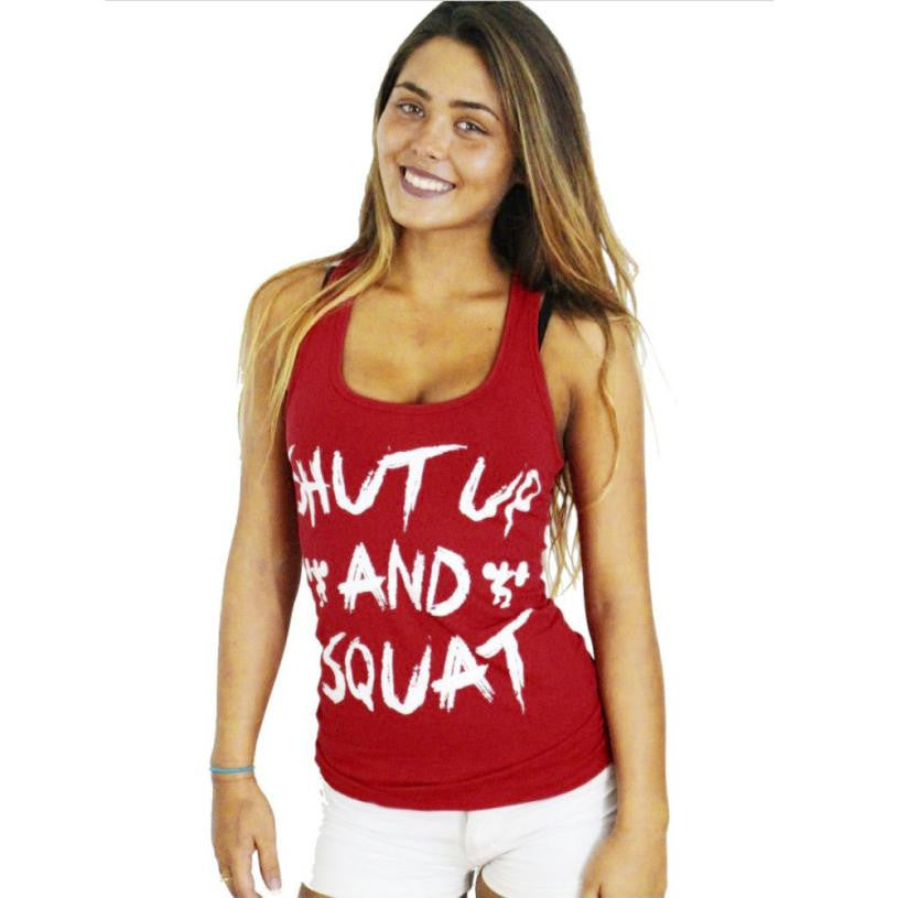 Shut Up & Squat Workout Shirt